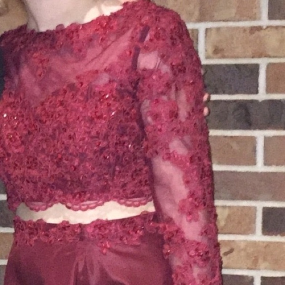 FINAL PRICE Two Piece Homecoming Dress